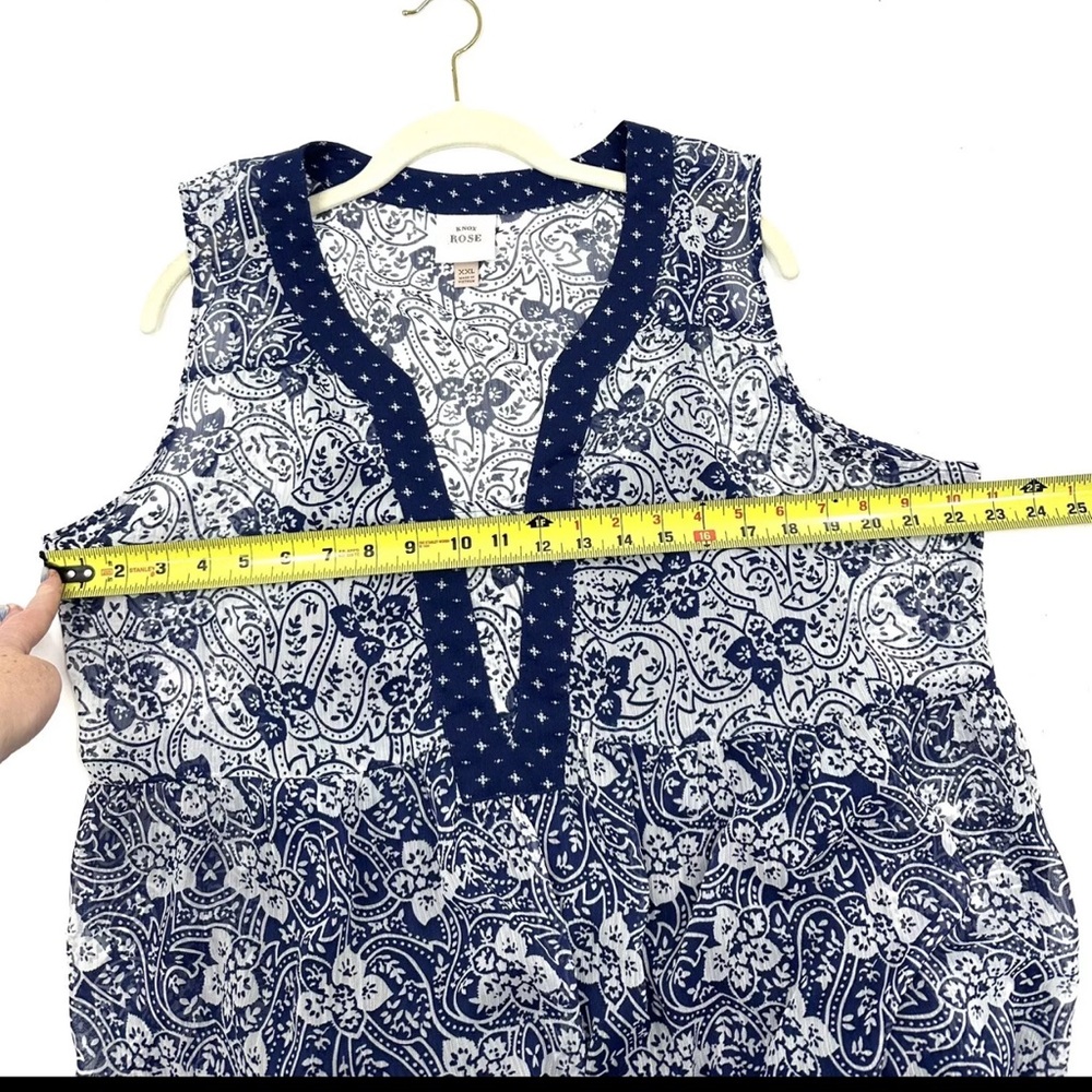 Navy Paisley sundress - Picture 4 of 9